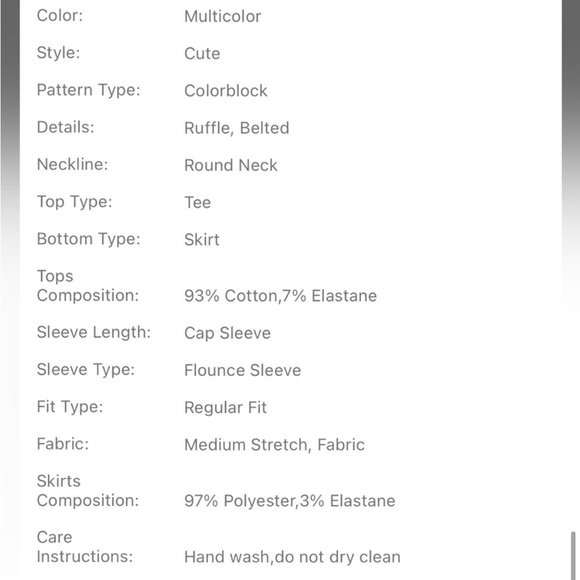 🦄 5 items for $15 🦄 SHEIN girls skirt & top - Picture 9 of 9